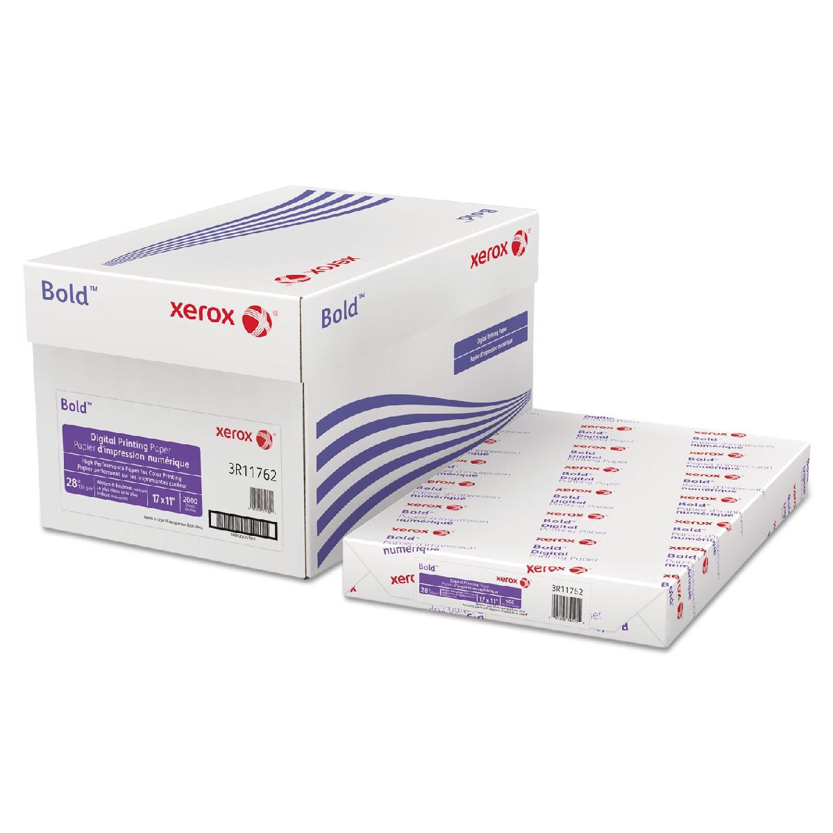 Xerox® Bold Digital™ Printing Paper Blue White 28 lb. Smooth Text 105 gsm 100 Brightness 11x17 in. 500 Sheets per Ream - Email or call for Bulk Orders!